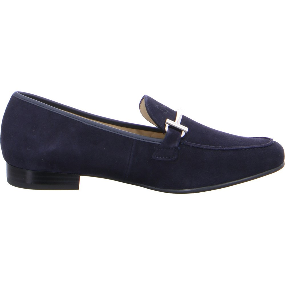 Loafers ARA slip-ons Kent Bleu Femme | AIS-86687817