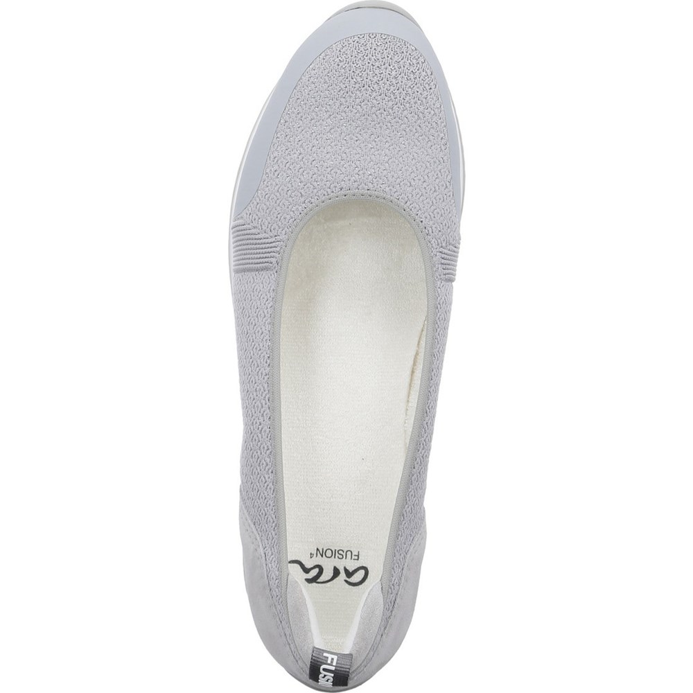 Loafers ARA Porto pebble Grise Femme | TJU-88522252