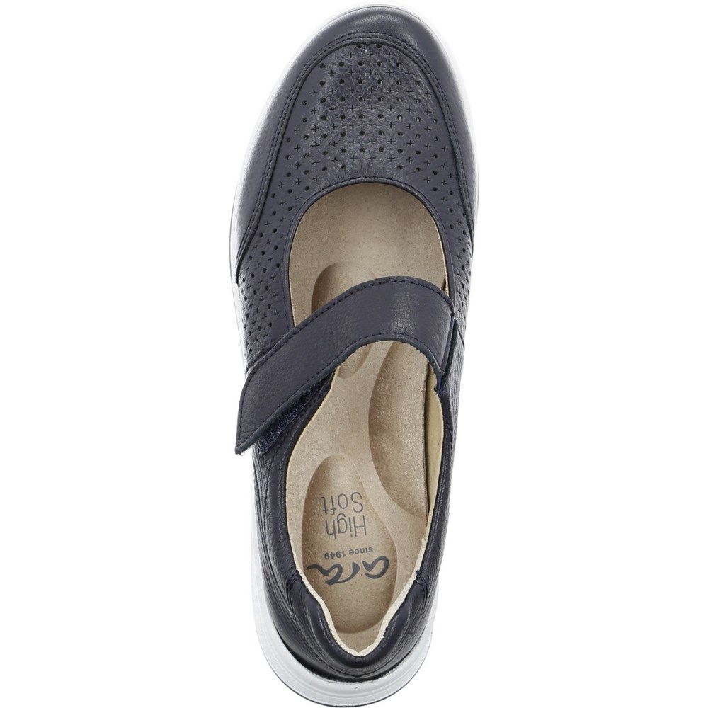 Loafers ARA Sapporo Bleu Femme | UKQ-57835381