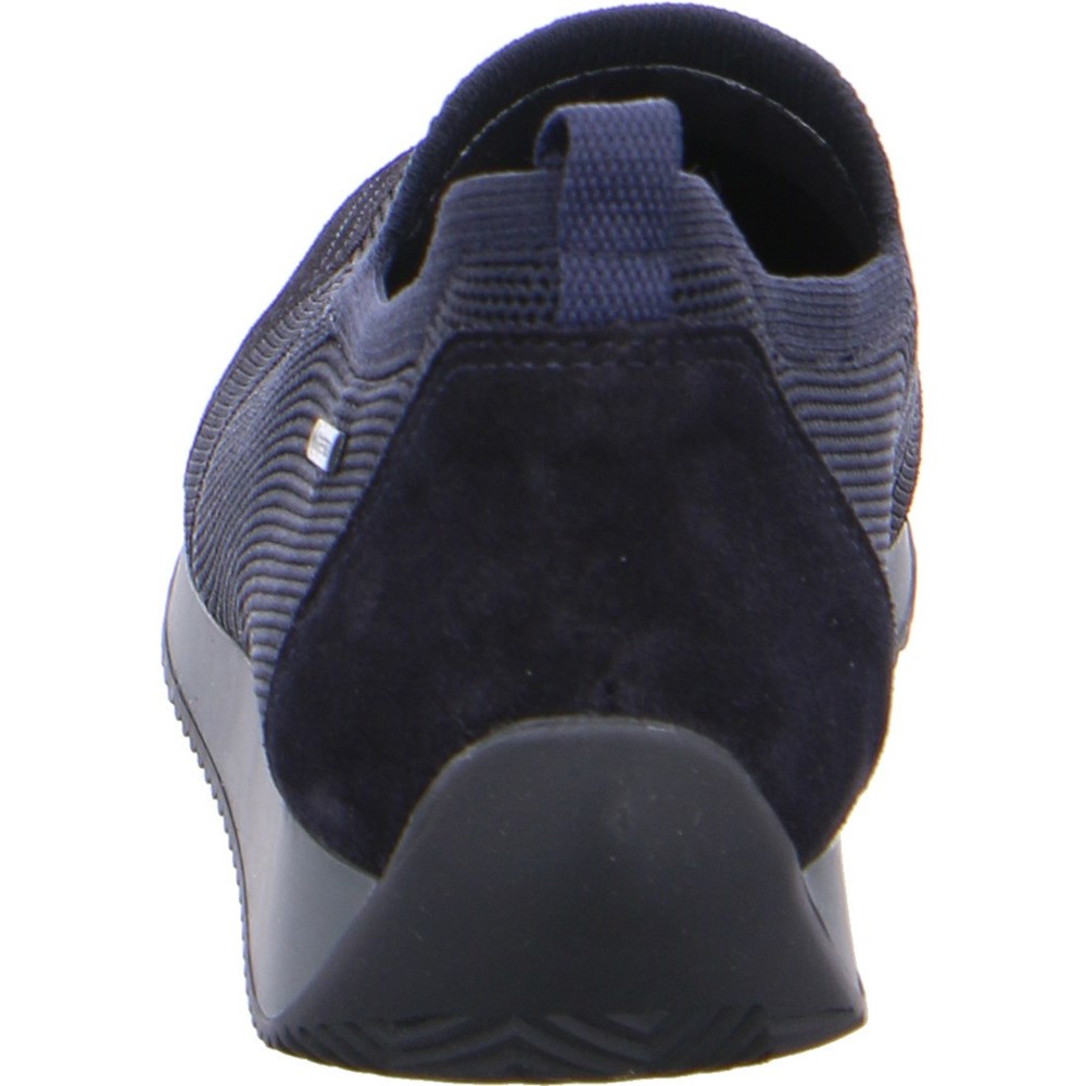 Loafers ARA Slip-ons Lissabon Bleu Femme | EMQ-51143148