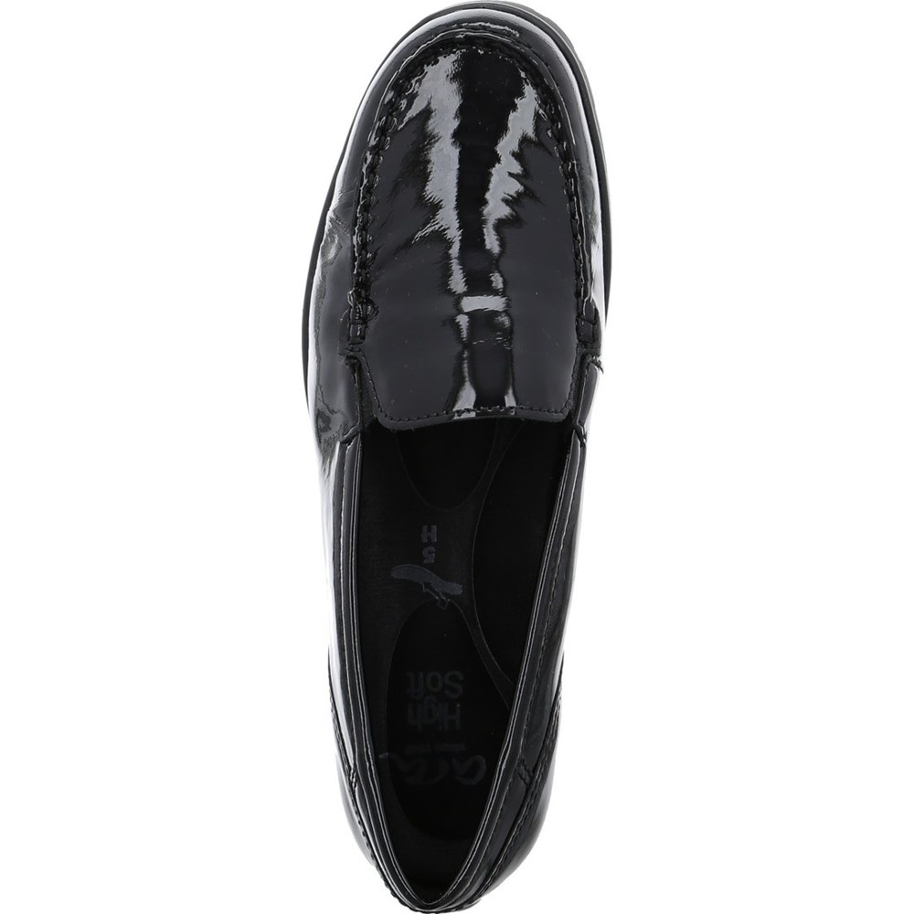 Loafers ARA Slip-ons Dallas Noir Femme | TWP-33791879