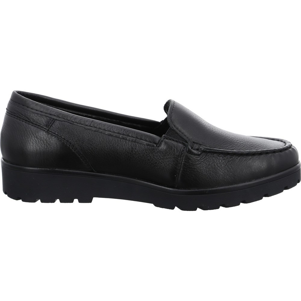 Loafers ARA Slip-ons Dallas Noir Femme | UDY-52445502