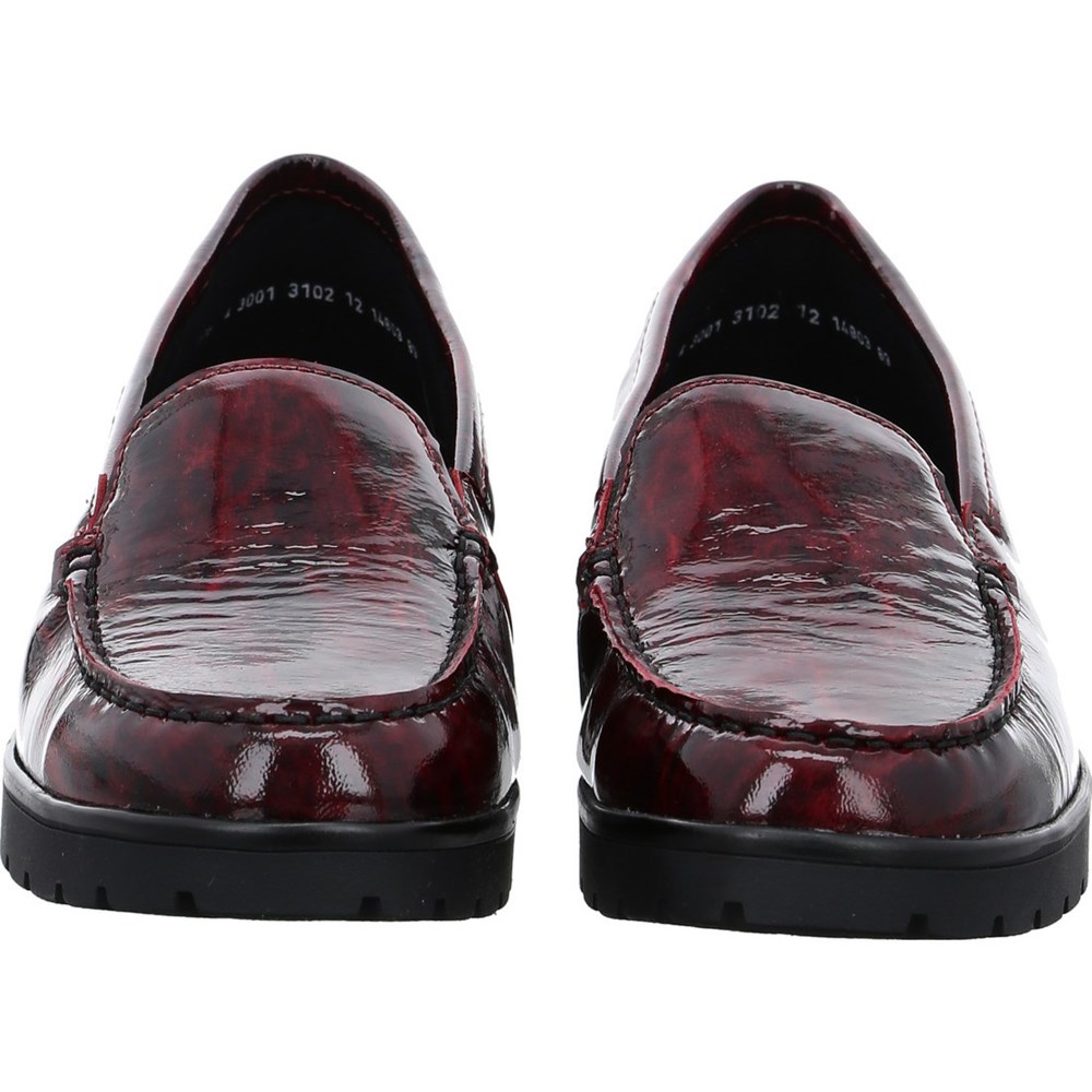 Loafers ARA Slip-ons Dallas chianti Rouge Femme | MTK-50540365