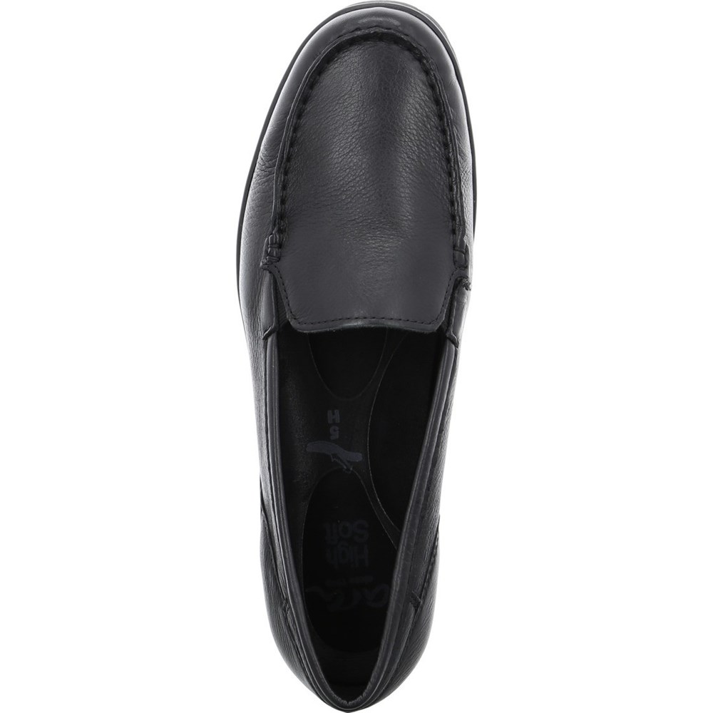 Loafers ARA Slip-ons Dallas Noir Femme | UDY-52445502