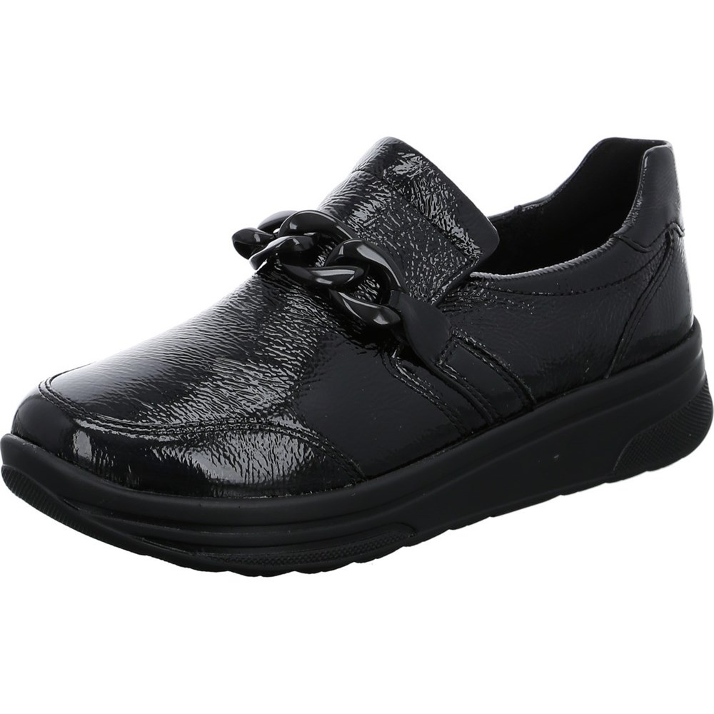 Loafers ARA Sapporo Noir Femme | SNK-77686082