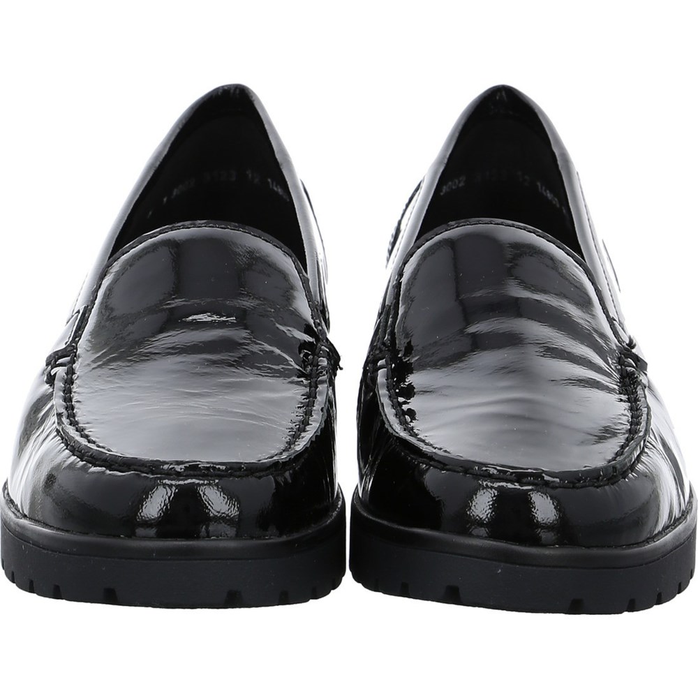 Loafers ARA Slip-ons Dallas Noir Femme | TWP-33791879