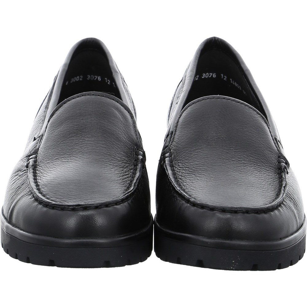 Loafers ARA Slip-ons Dallas Noir Femme | UDY-52445502