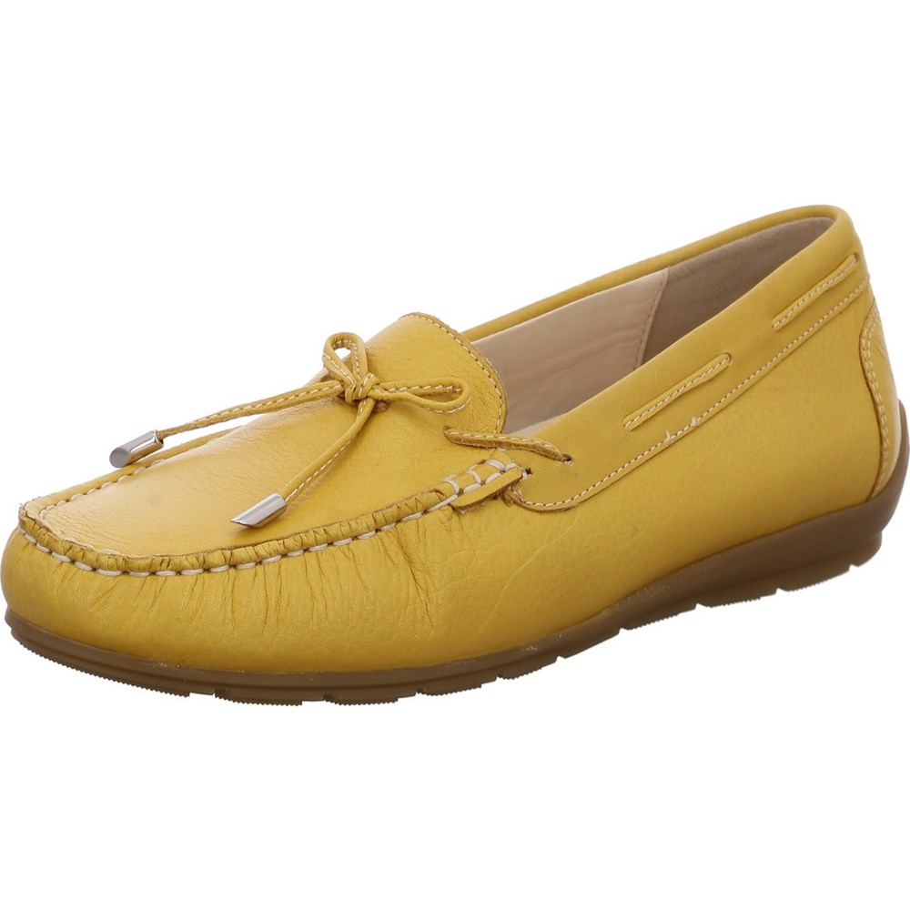 Loafers ARA Alabama sole Jaune Femme | SGN-57140712