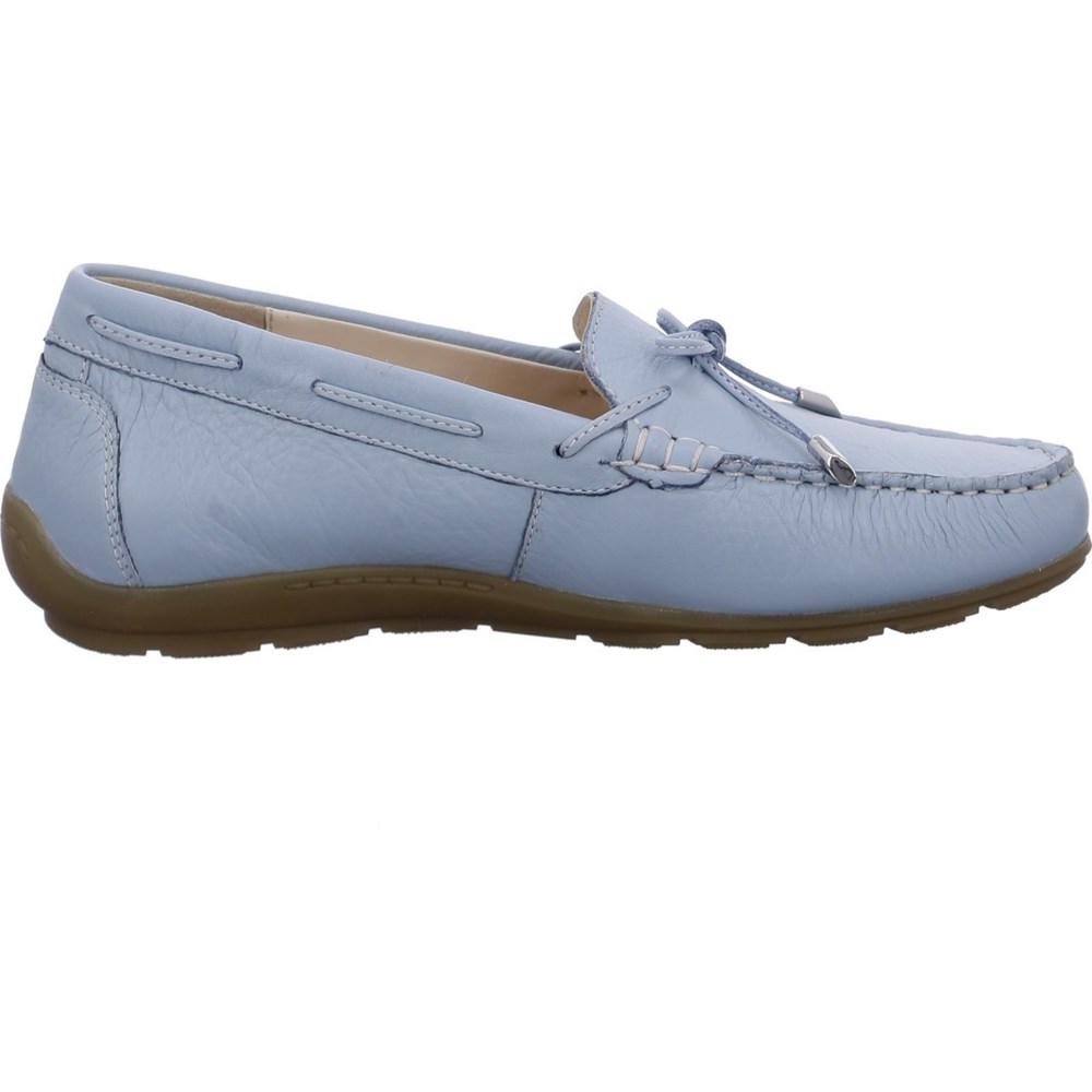 Loafers ARA Alabama aqua Bleu Femme | ZXK-06647875