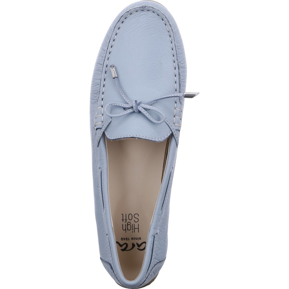 Loafers ARA Alabama aqua Bleu Femme | ZXK-06647875