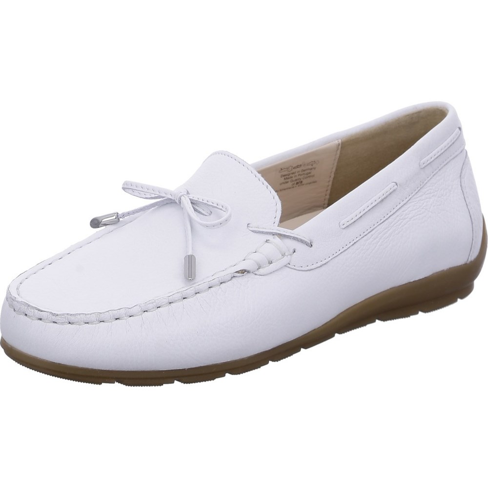 Loafers ARA Alabama Blanche Femme | YCT-43325305