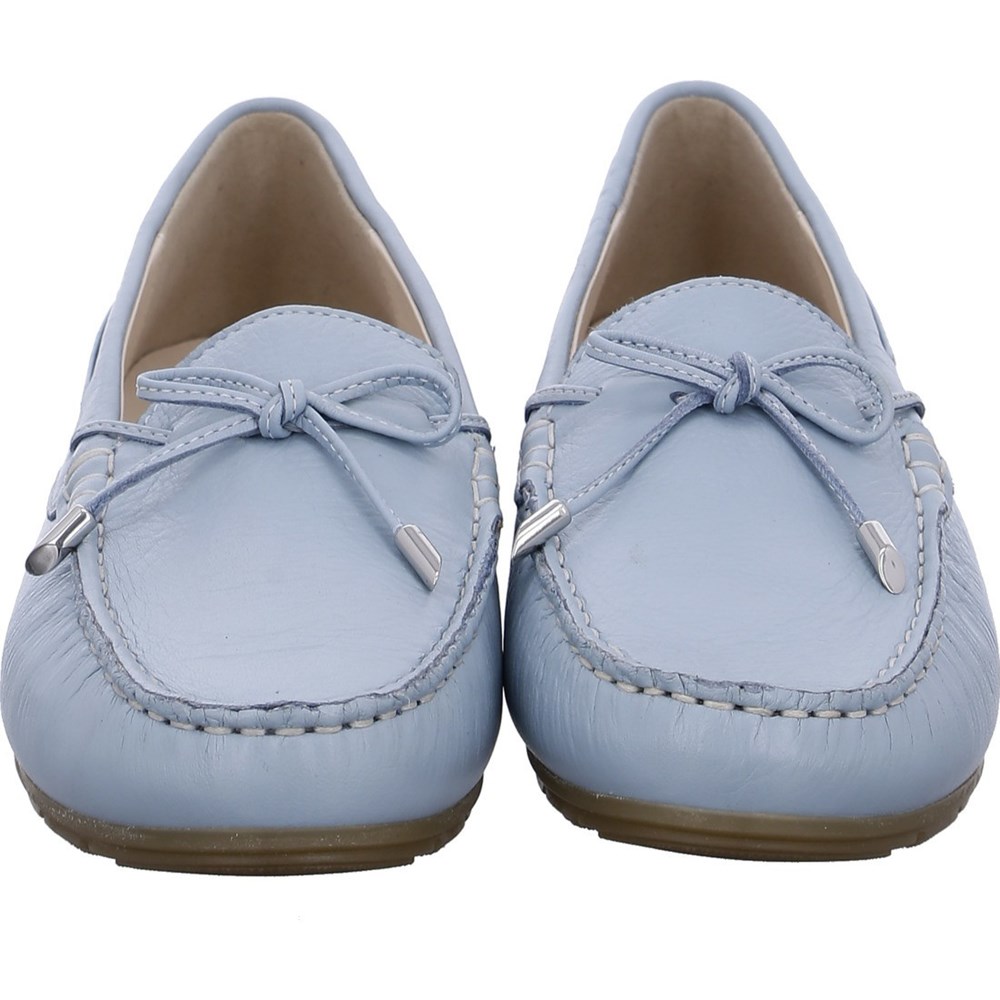 Loafers ARA Alabama aqua Bleu Femme | ZXK-06647875