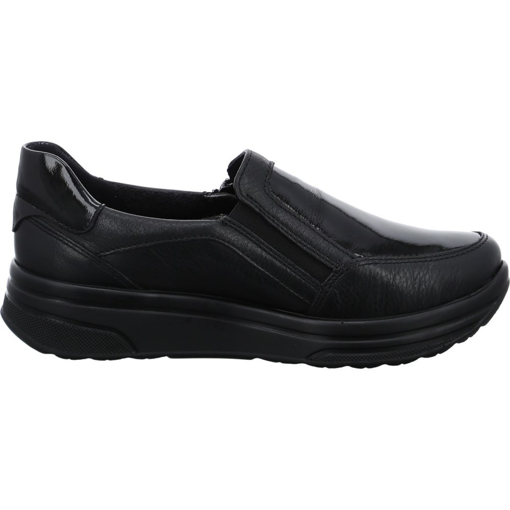 Loafers ARA Sapporo Noir Femme | OEF-19598689