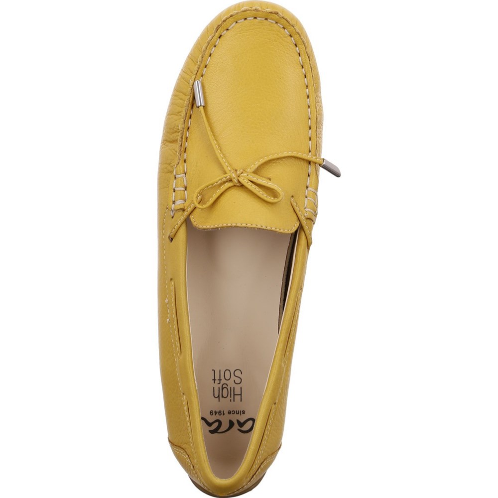 Loafers ARA Alabama sole Jaune Femme | SGN-57140712