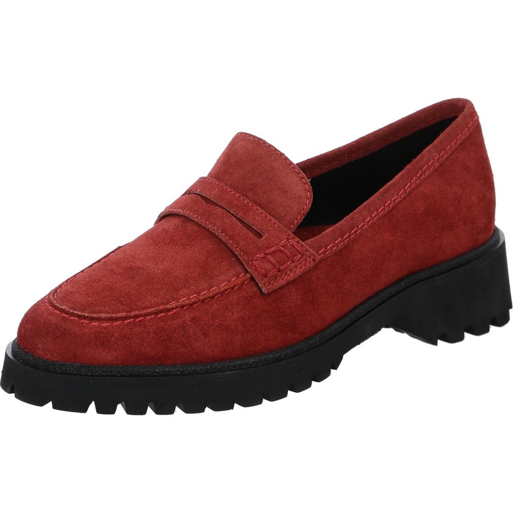 Loafers ARA Kent chili Rouge Femme | GQY-26962309