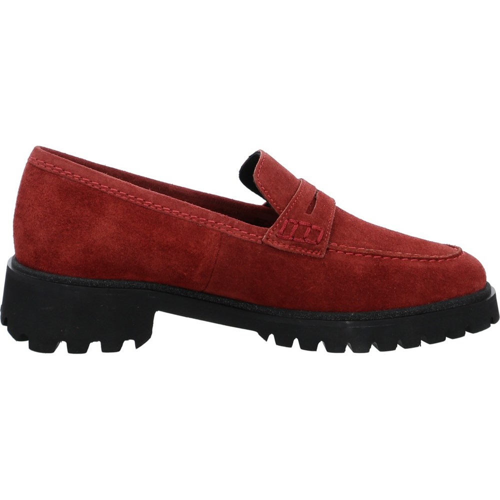 Loafers ARA Kent chili Rouge Femme | GQY-26962309