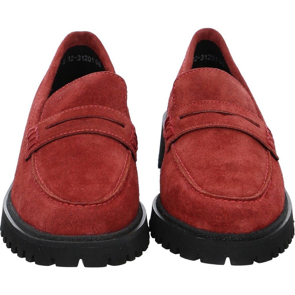 Loafers ARA Kent chili Rouge Femme | GQY-26962309