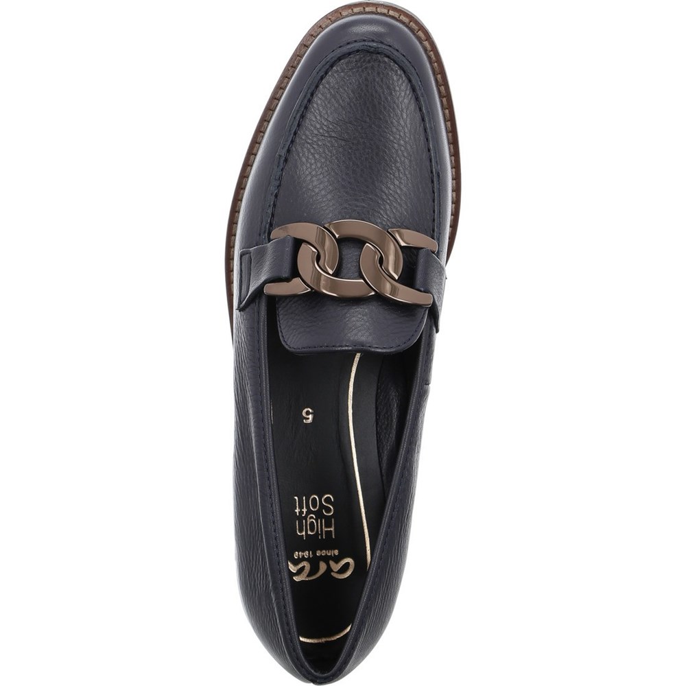 Loafers ARA Kent Bleu Femme | XJE-00918224