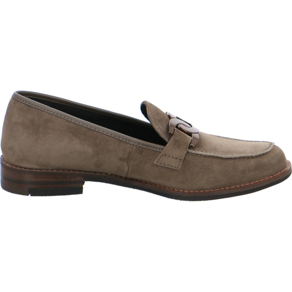 Loafers ARA Kent taiga Grise Femme | YVL-51640014