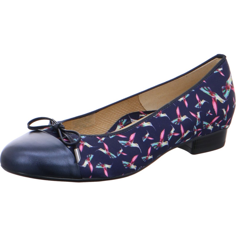 Ballerine ARA Bari Bleu Femme | ILU-44862058