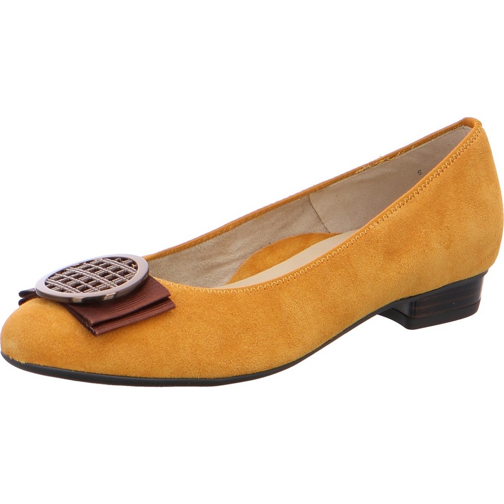 Ballerine ARA Bari curry Jaune Femme | WSJ-26282785