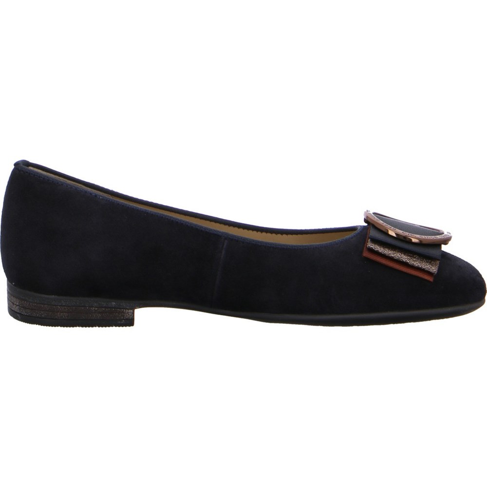 Ballerine ARA Sardinia Bleu Femme | JMH-55972785