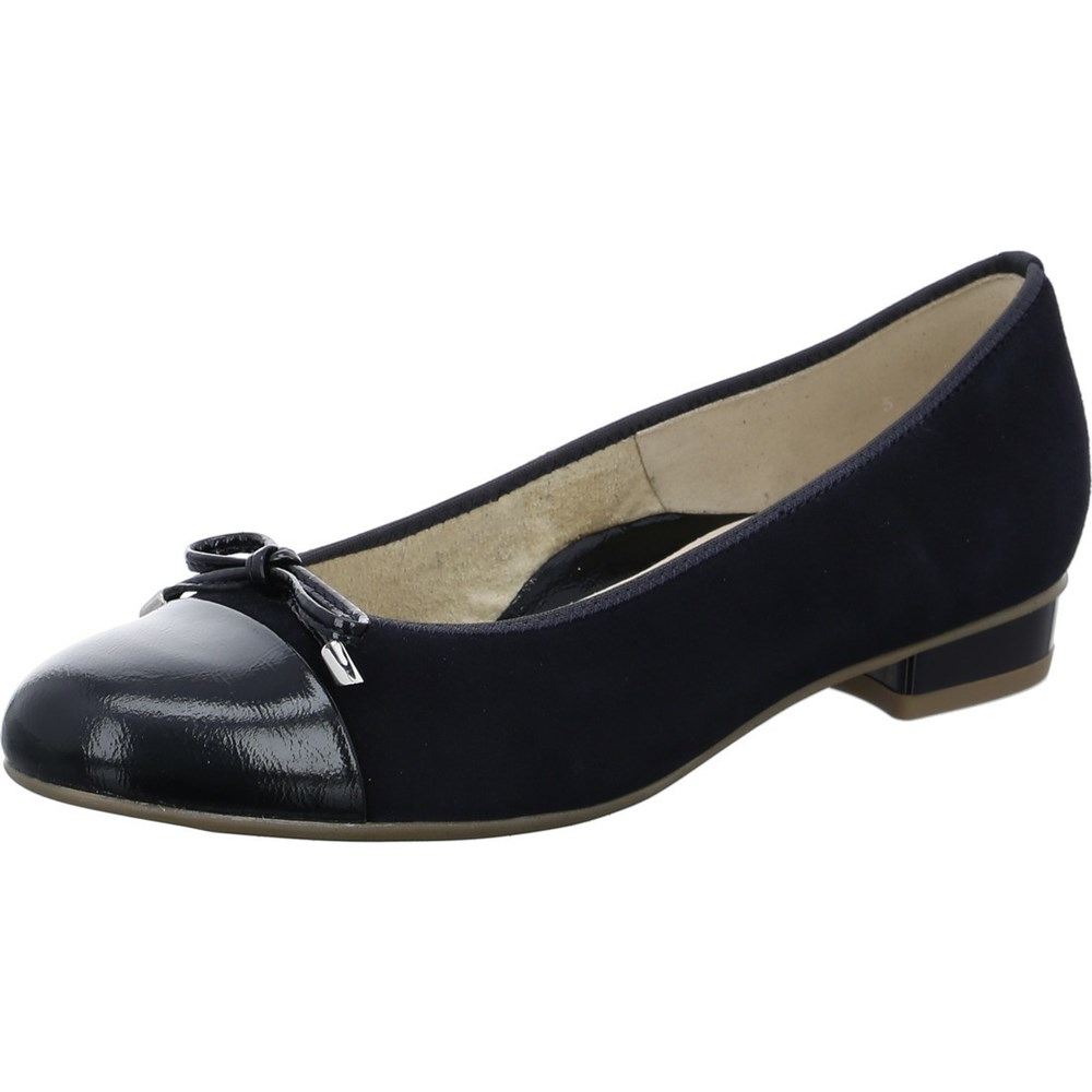 Ballerine ARA Bari Bleu Femme | XYQ-13130390