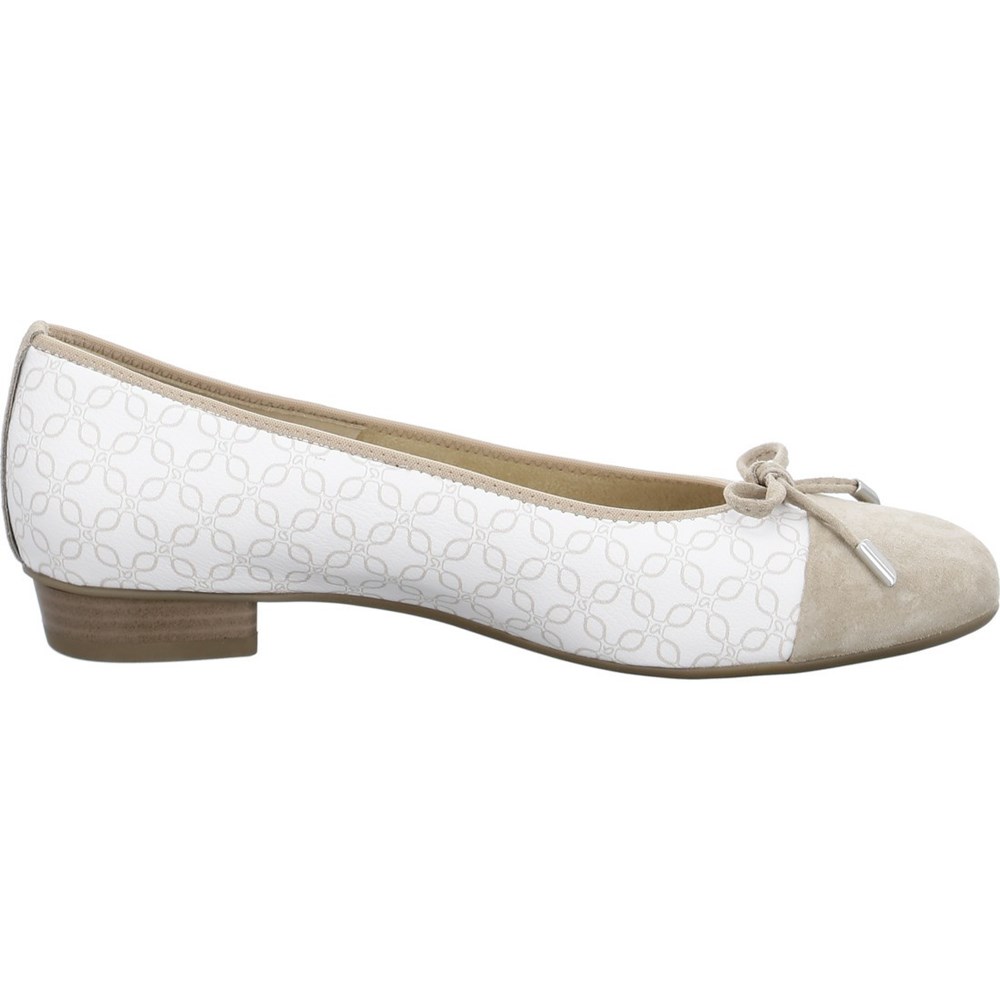 Ballerine ARA Bari Beige Femme | KLJ-86574296