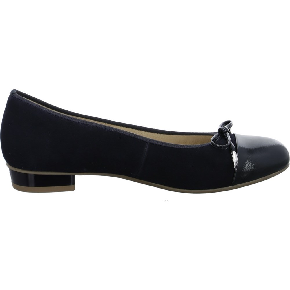 Ballerine ARA Bari Bleu Femme | XYQ-13130390