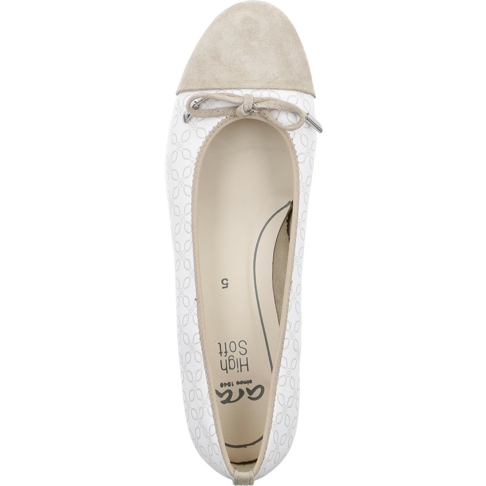 Ballerine ARA Bari Beige Femme | KLJ-86574296