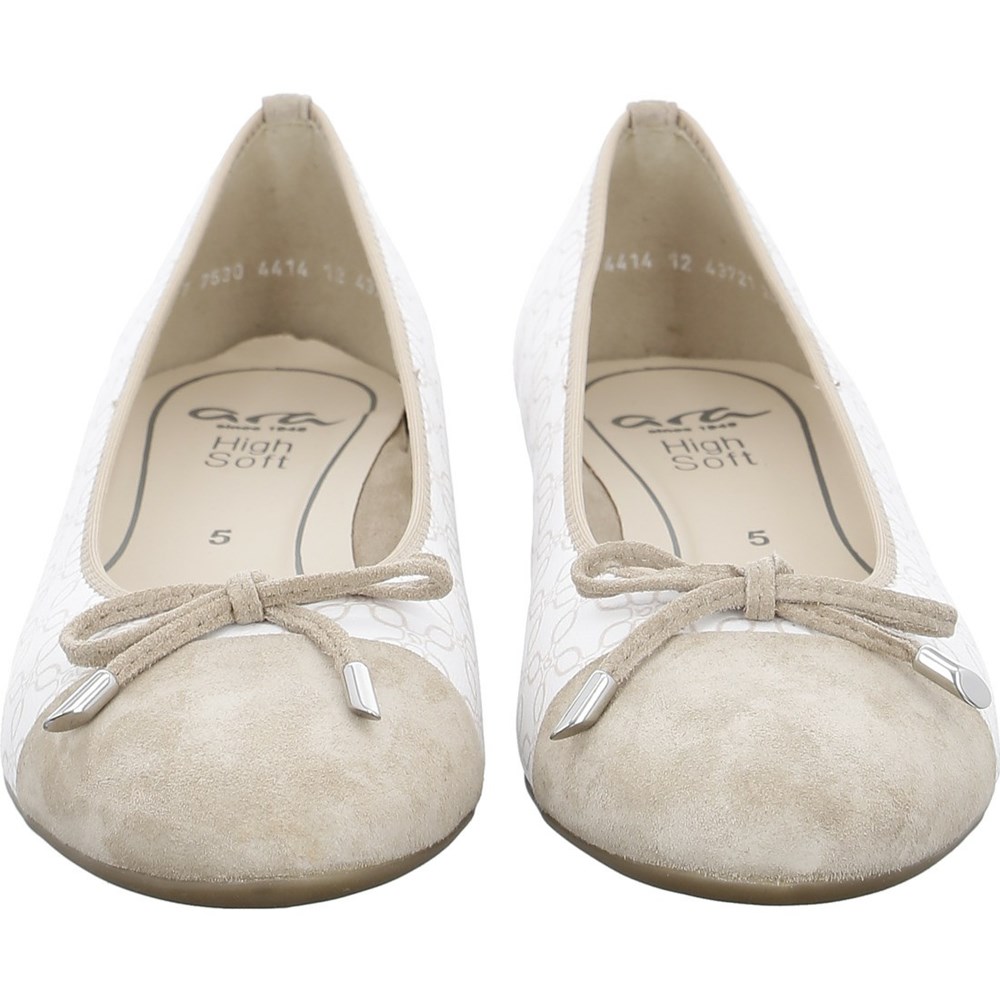 Ballerine ARA Bari Beige Femme | KLJ-86574296