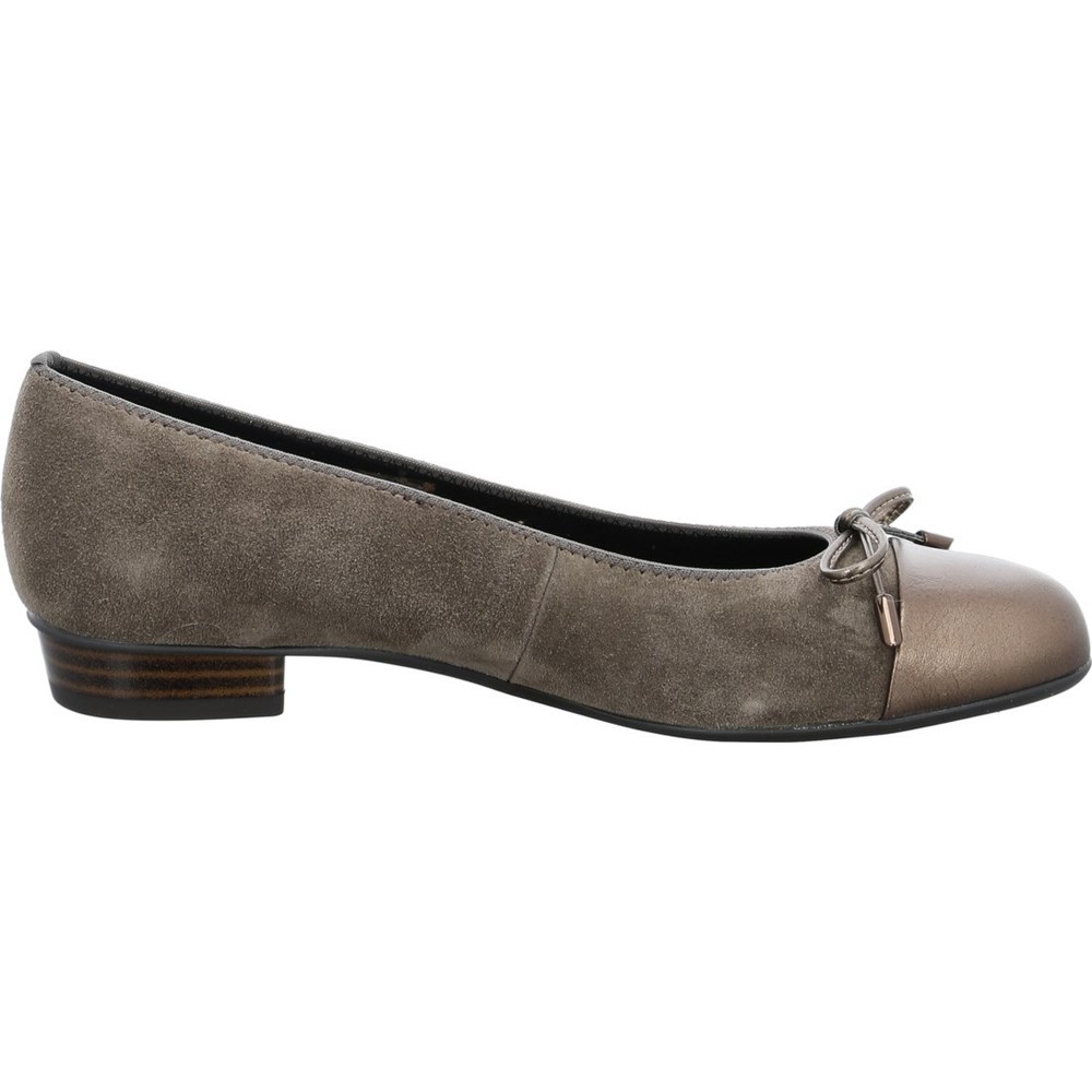 Ballerine ARA Bari moro taiga Vert Femme | PAG-30296332