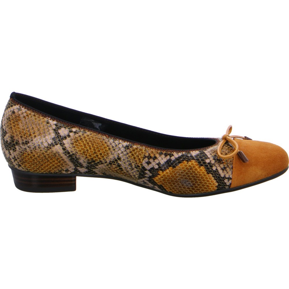 Ballerine ARA Bari Jaune Femme | DSS-03058200