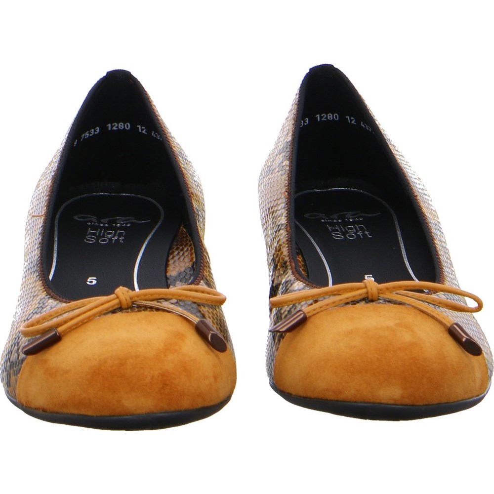 Ballerine ARA Bari Jaune Femme | DSS-03058200