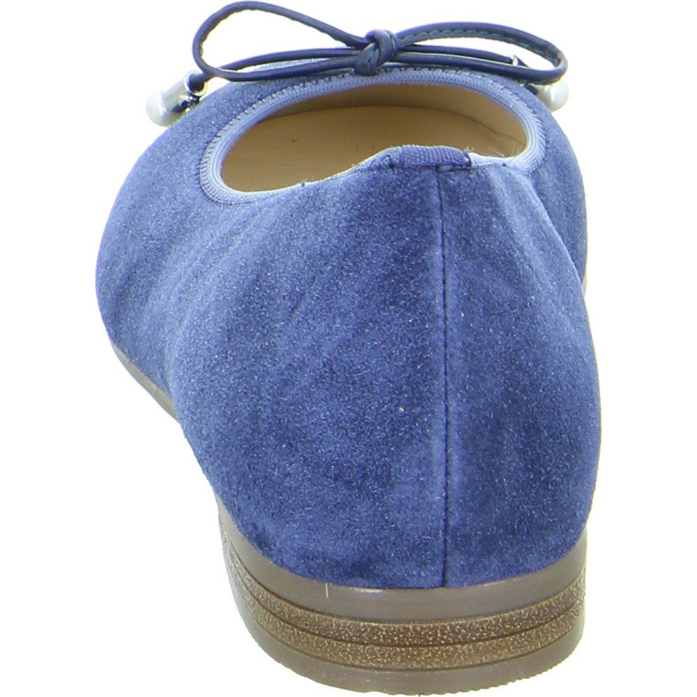 Ballerine ARA Sardinia Bleu Femme | VJX-66505948