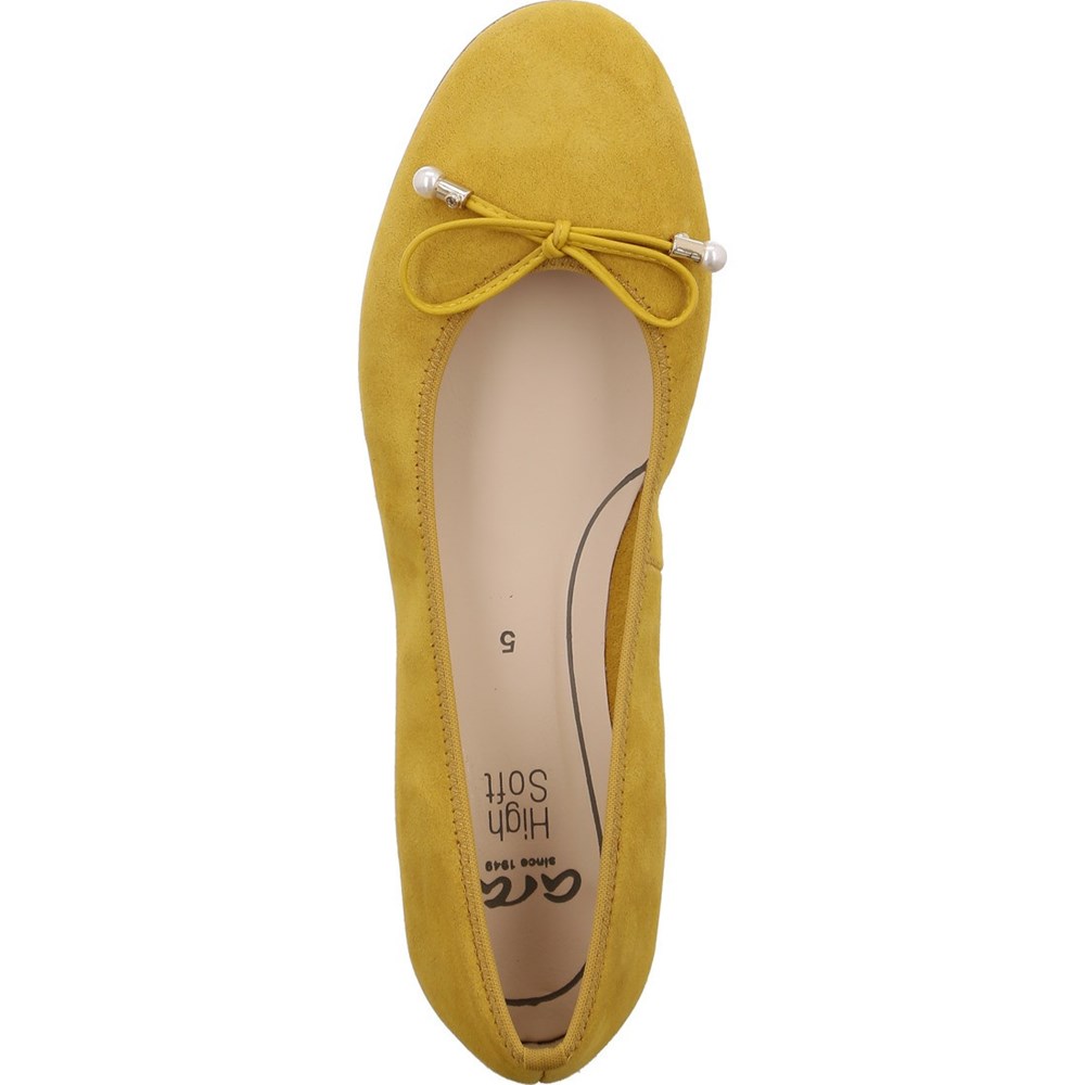 Ballerine ARA Sardinia sole Jaune Femme | TMF-17763919