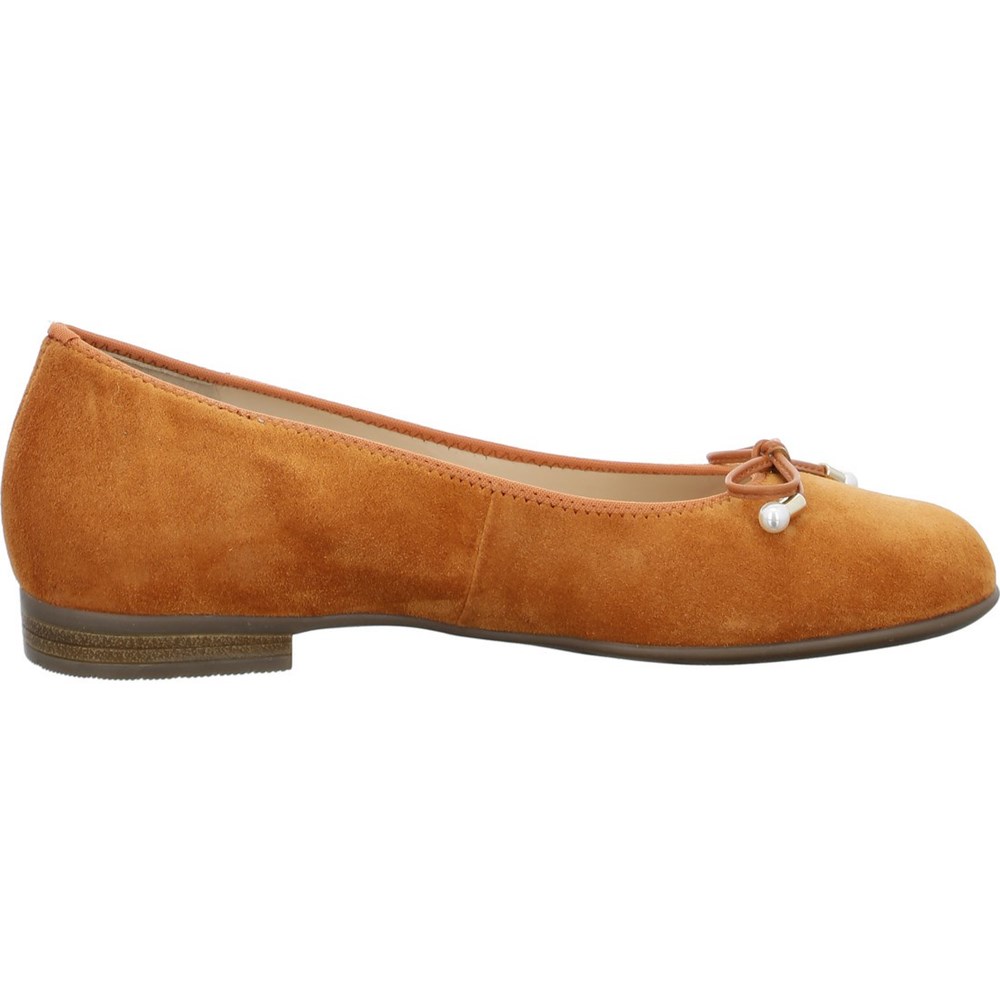 Ballerine ARA Sardinia ambra Marron Femme | YHL-75523862