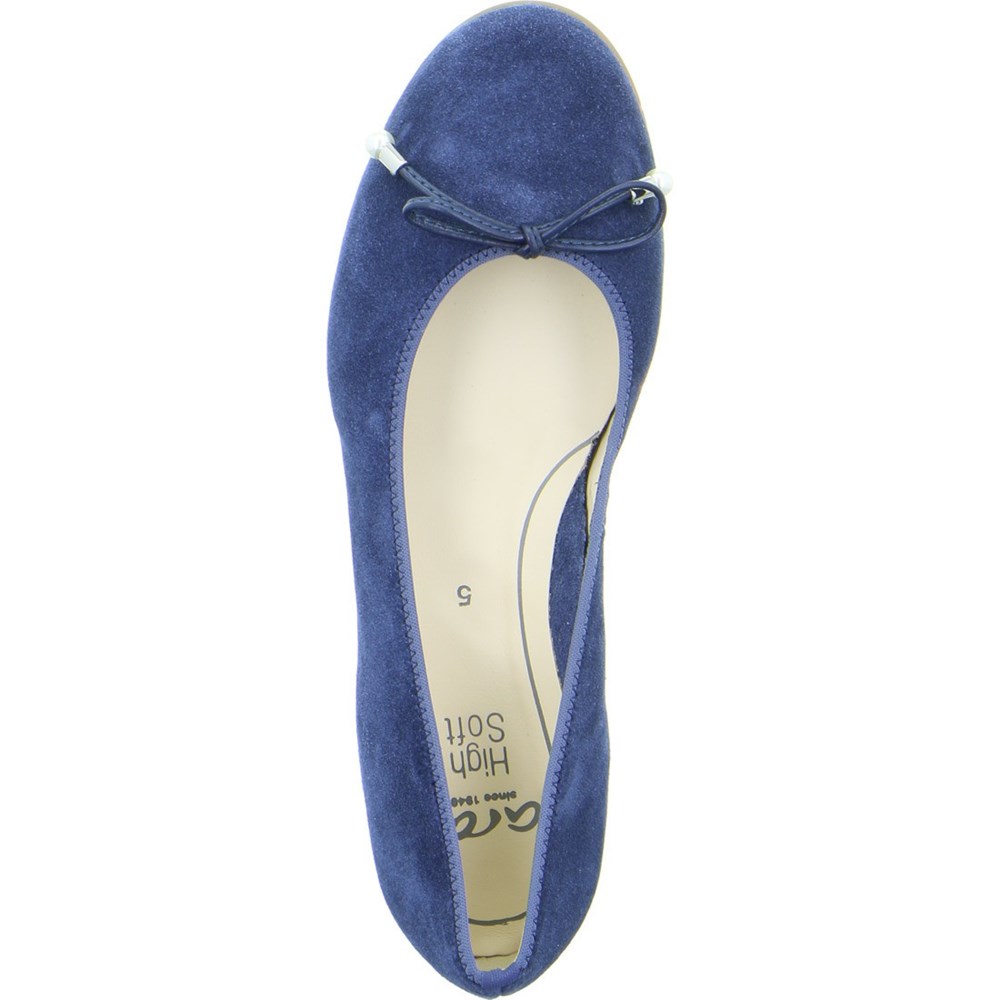 Ballerine ARA Sardinia Bleu Femme | VJX-66505948