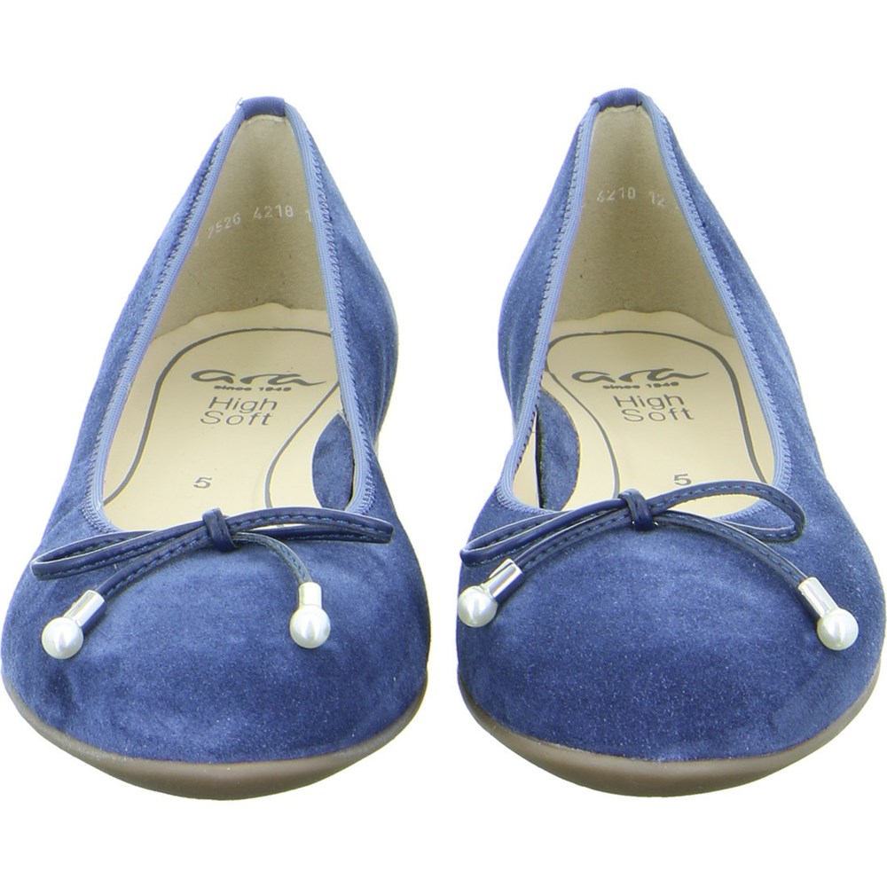 Ballerine ARA Sardinia Bleu Femme | VJX-66505948