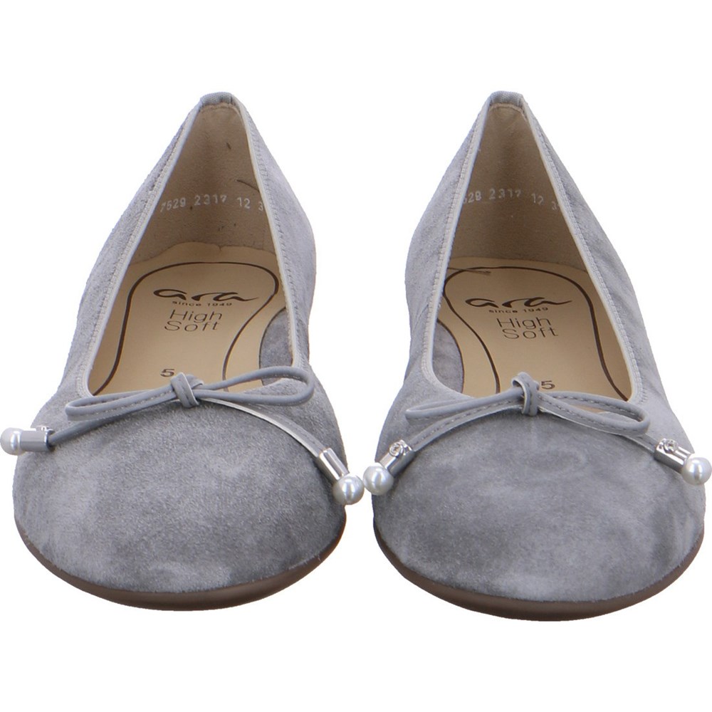 Ballerine ARA Sardinia Grise Femme | RHN-17792589