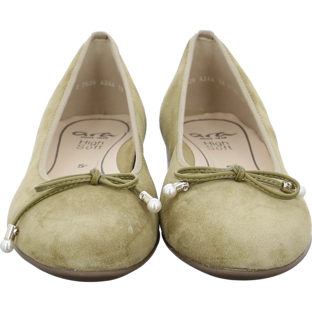 Ballerine ARA Sardinia Vert Femme | KKX-88877483