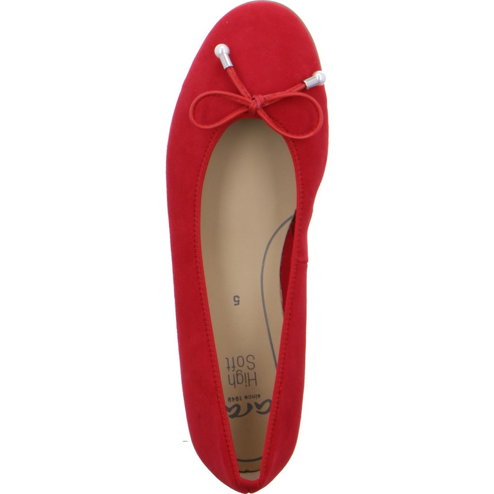 Ballerine ARA Sardinia Rouge Femme | BFO-68187651