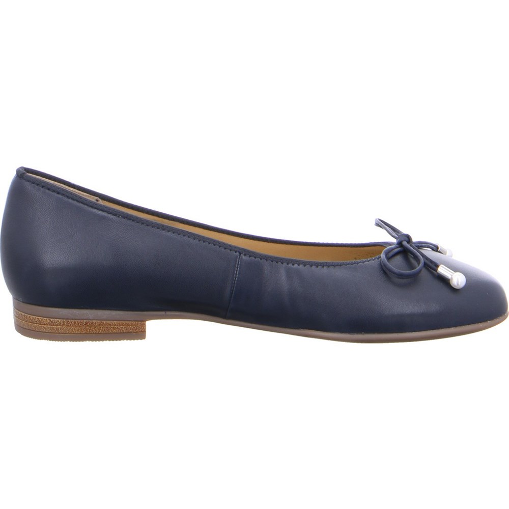 Ballerine ARA Sardinia Bleu Femme | YEW-92314435