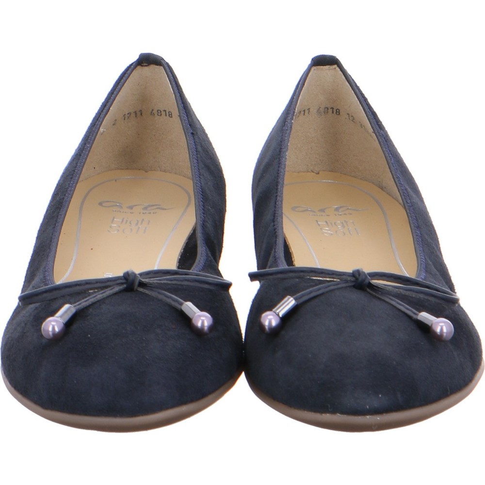 Ballerine ARA Sardinia Bleu Femme | FZY-25946493