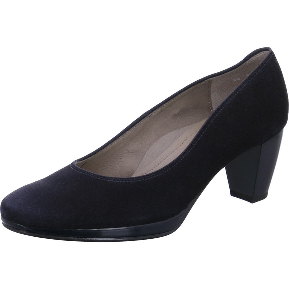 Chaussures Court ARA platform heels Toulouse Bleu Femme | JAT-06466695