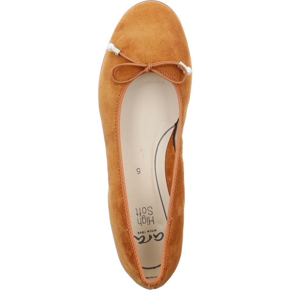 Ballerine ARA Sardinia ambra Marron Femme | YHL-75523862