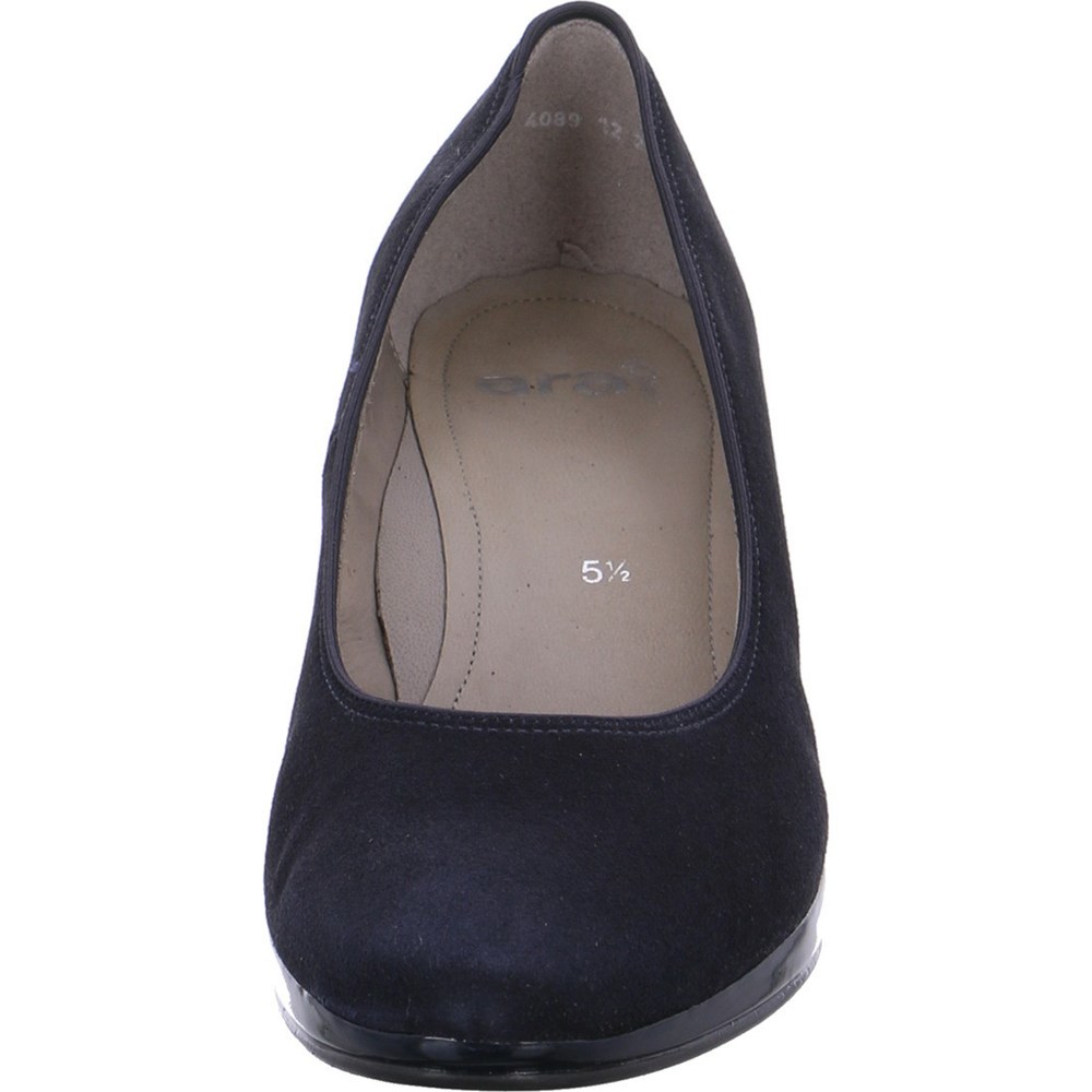 Chaussures Court ARA platform heels Toulouse Bleu Femme | JAT-06466695