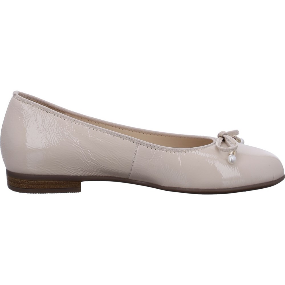 Ballerine ARA Sardinia nude Beige Femme | DZS-50644812