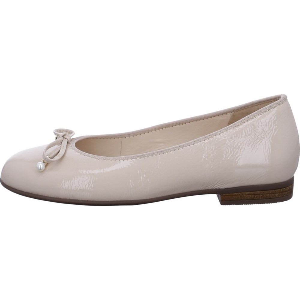 Ballerine ARA Sardinia nude Beige Femme | DZS-50644812