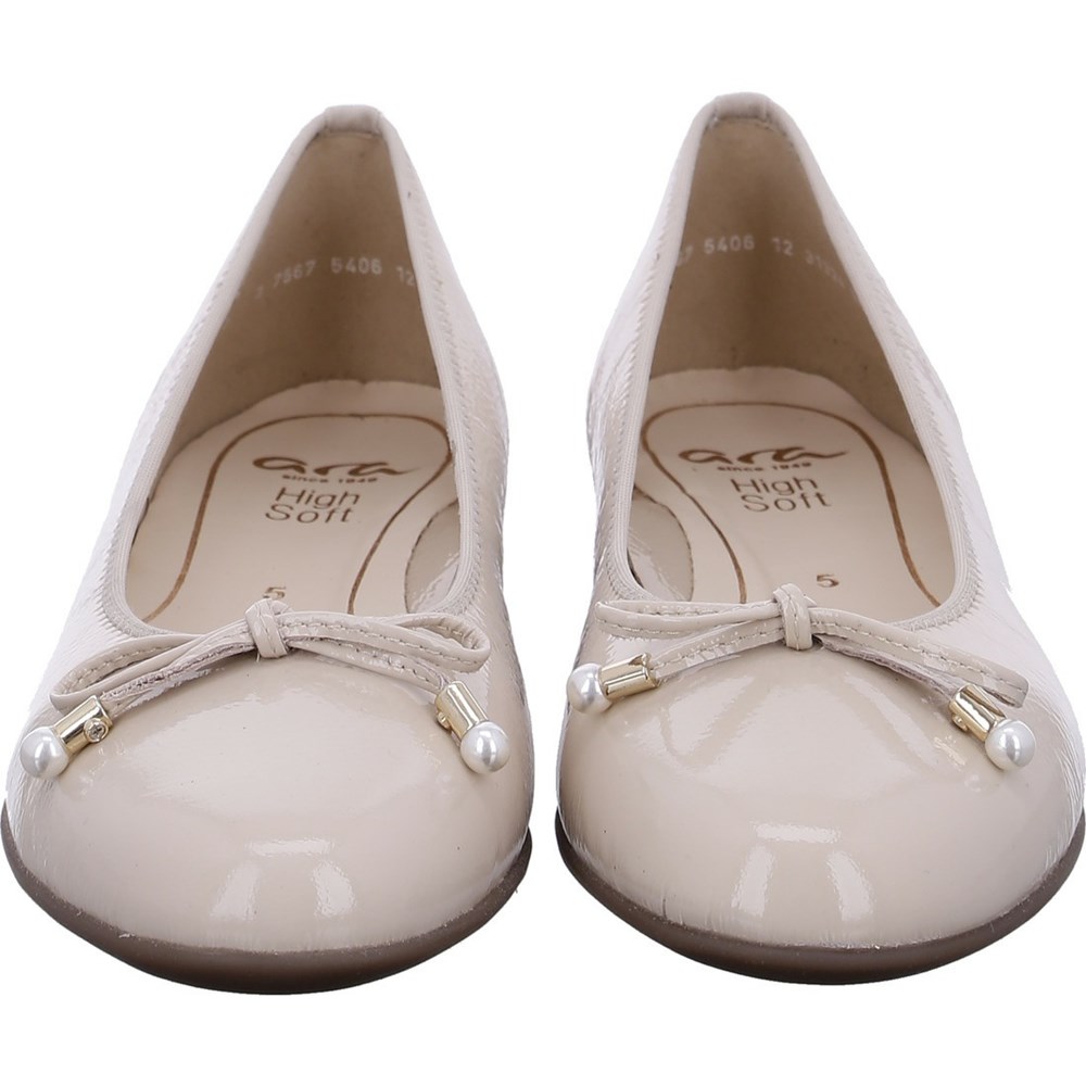 Ballerine ARA Sardinia nude Beige Femme | DZS-50644812